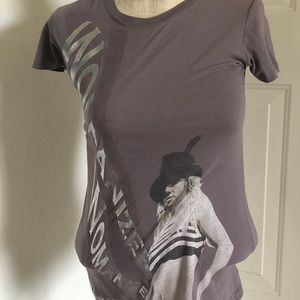 Vintage 2008 Brittany Spears womanizer y2k small tshirt with Edhardy like design